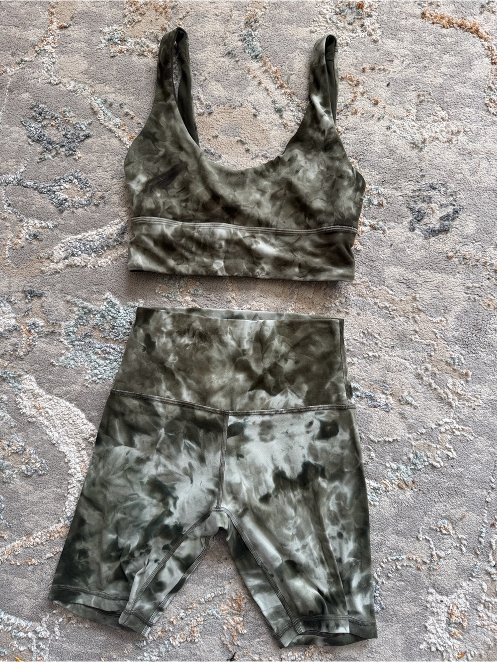 Lululemon align HR short and bra matching set